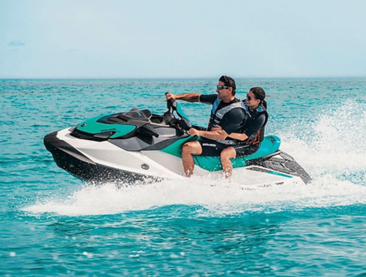 Sea-Doo jet ski on the water